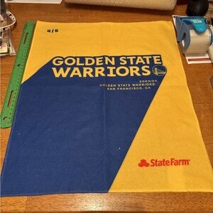 Brand New Rally Rag Towel Golden State Warriors Spurs Saturday 3/9/2024